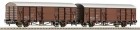 66015 Roco Set of 2 Box cars